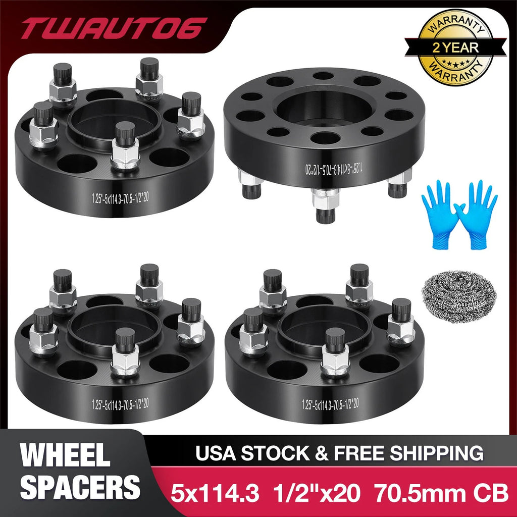 1.25" Hubcentric Wheel Spacers for Ford Crown Victoria (1992–2011)