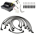 Ignition Wires & Spark Plugs Kit for GMC Chevy Pontiac Buick V8 (1 Coil, 8 Plugs)