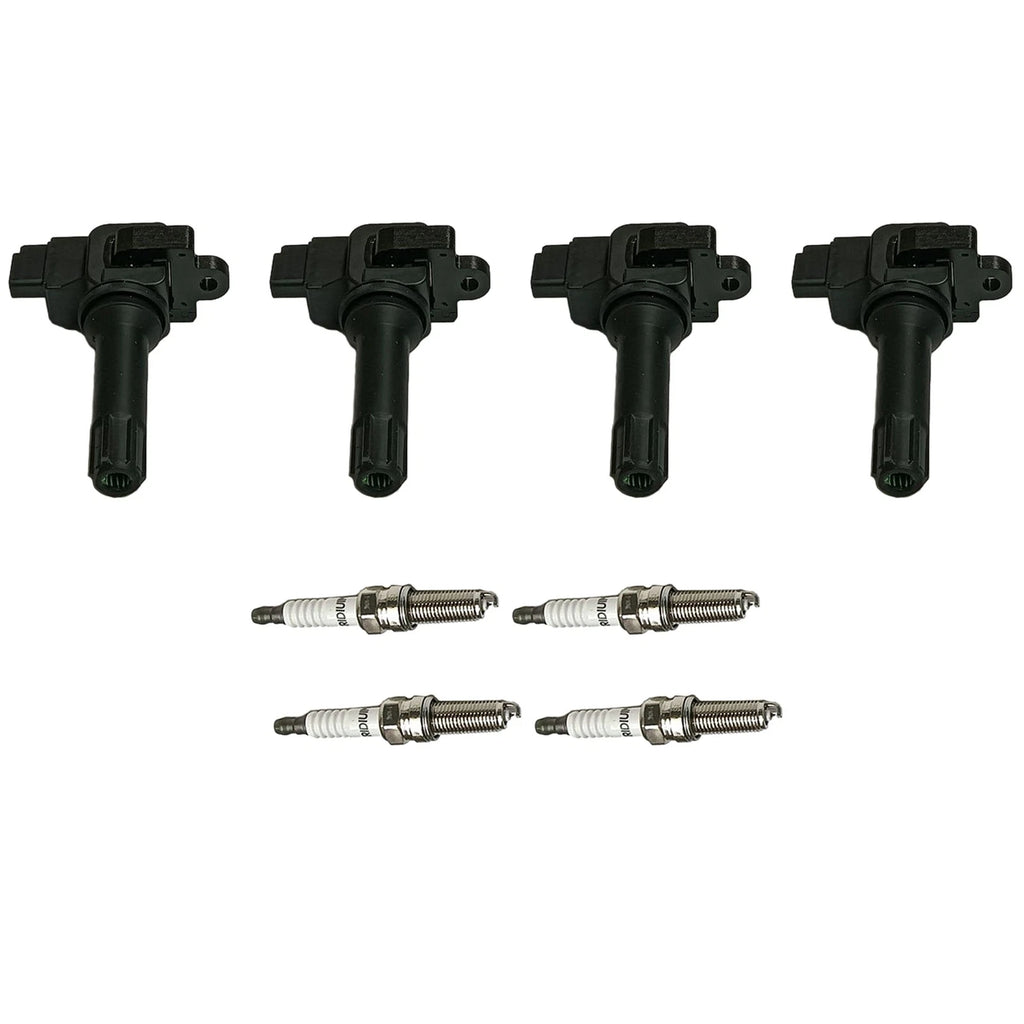 Set of 4 Ignition Coils & Spark Plugs for Subaru Forester (2011–2012)
