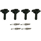 Set of 4 Ignition Coils & Spark Plugs for Subaru Forester (2011–2012)
