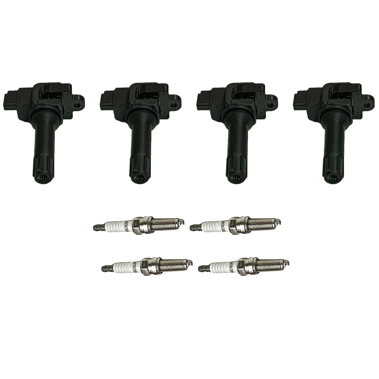 Set of 4 Ignition Coils & Spark Plugs for Subaru Forester (2011–2012)