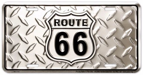 Route 66 License Plate Decal for Kicks (2021–2023)