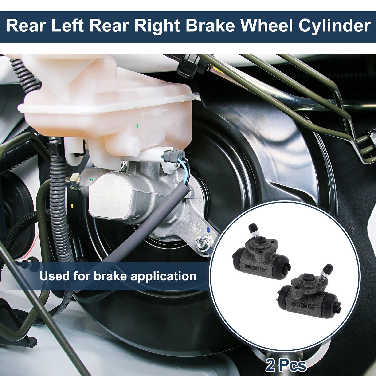 Rear Left & Right Brake Wheel Cylinder No.W37637 for Toyota Corolla (1986–2002)
