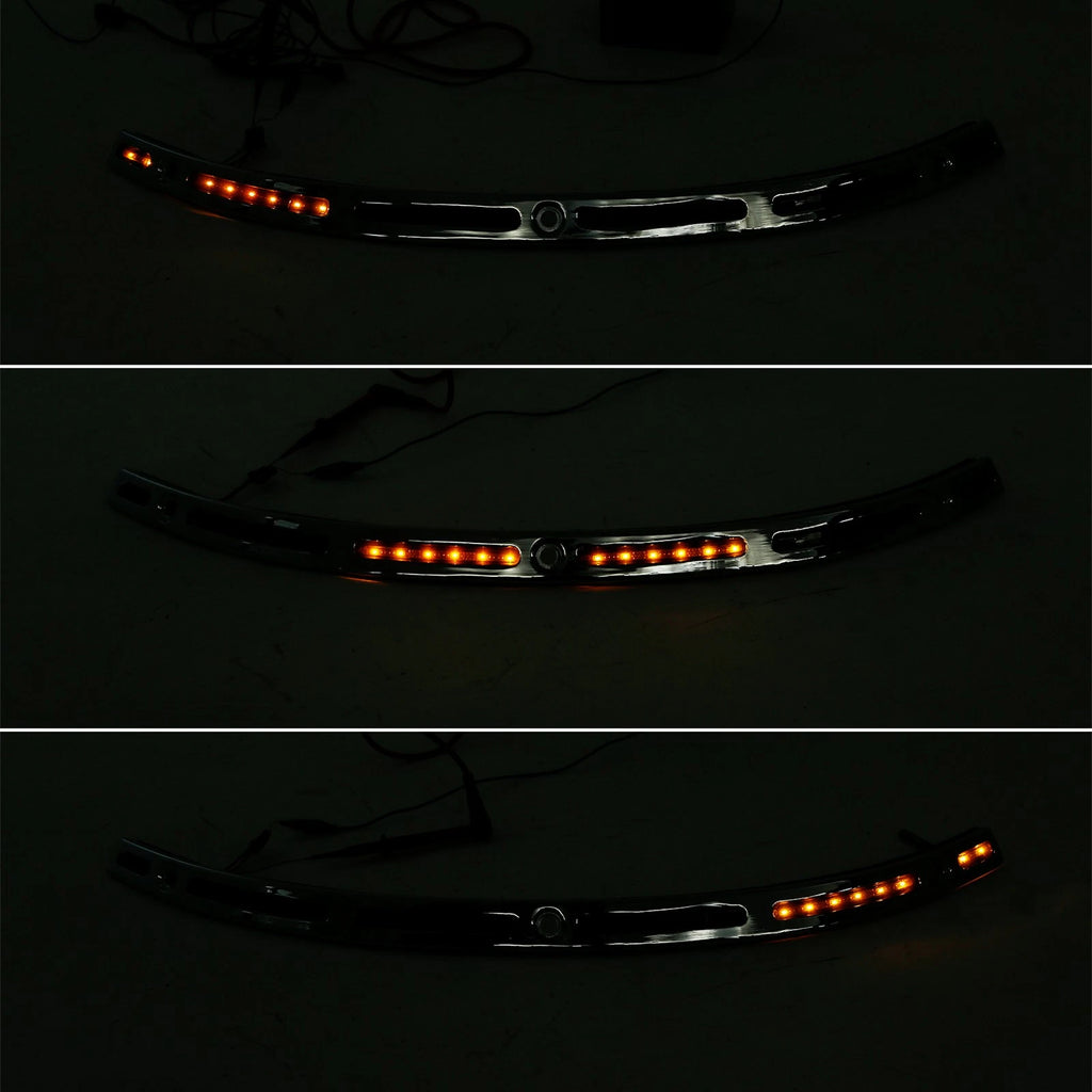 LED Windshield Trim Turn Signals for Harley Electra Glide, Street Glide (2014–Up)