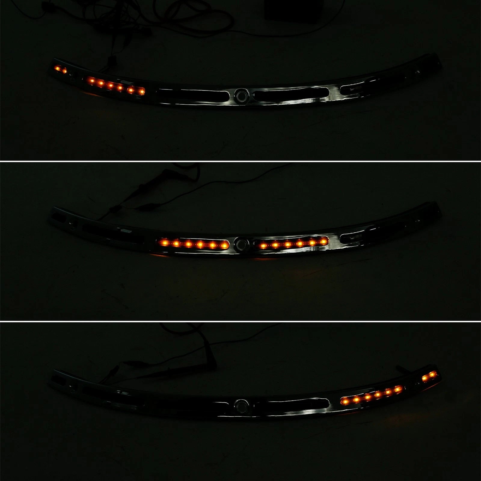 LED Windshield Trim Turn Signals for Harley Electra Glide, Street Glide (2014–Up)