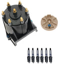 Distributor Rotor Cap & Spark Plugs Kit for GMC Jimmy 1995 (4.3L V6)