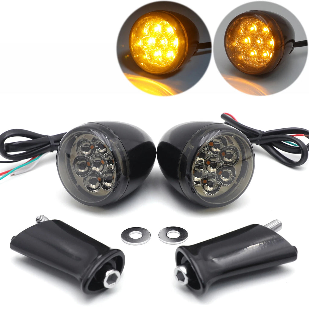Smoke Rear Run Brake Turn Signal Light for Harley Sportster 883 1200 (1992–2017)