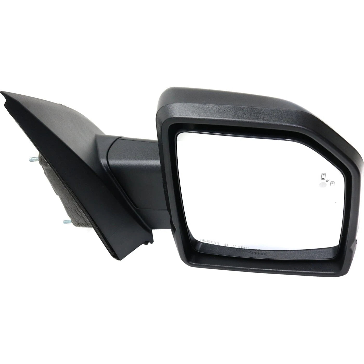Set of 2 Mirrors for Ford F-150 (2015–2018) with Puddle Light, Textured Black