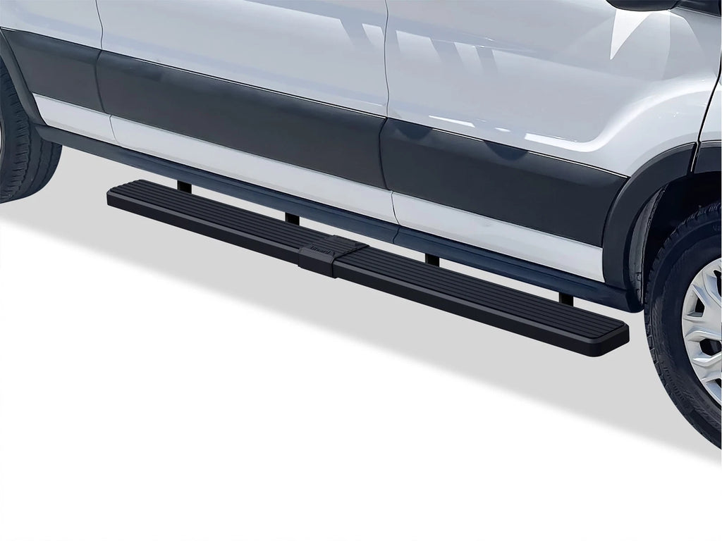 Running Boards for Ford Transit Full Size Van (2015–2026) - 6 Inch Matte Black