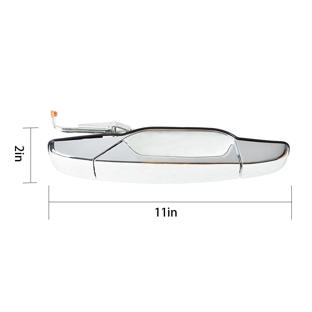 Rear Right Exterior Door Handle for Chevrolet Silverado 2500 HD (2007–2014)