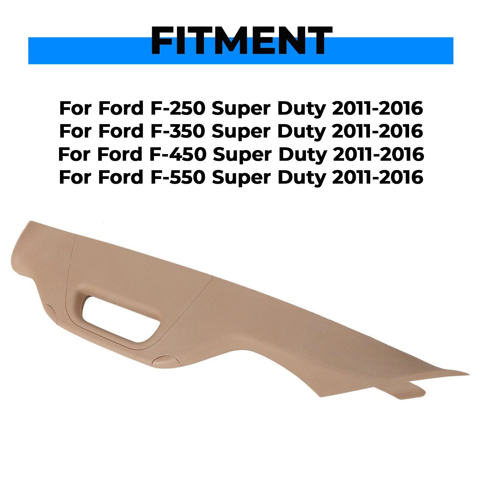 Driver A Pillar Handle for Ford F-250 F-350 F-450 Super Duty (2011–2016)