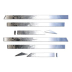 Diamond Grade 10pc 2 1/4" Accent Trim for 2014-2018 GMC Sierra Crew Cab 6.8' Bed