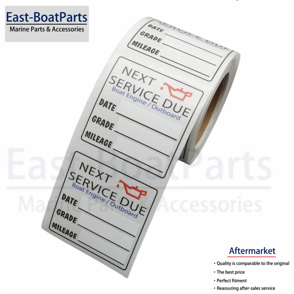 Oil Change Service Reminder Stickers 220 Sheets Roll