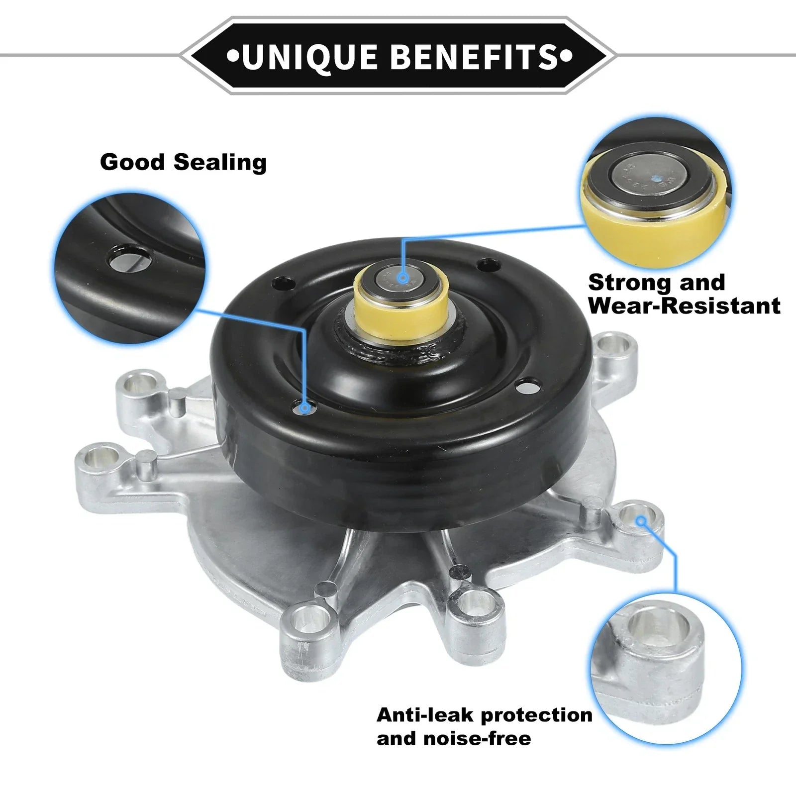 Water Pump for Chrysler Aspen & Dodge Dakota (2007-2009)