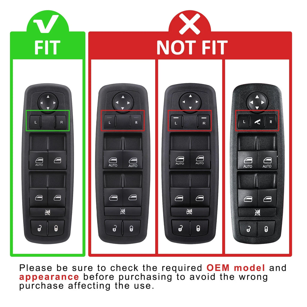Master Power Window Switch for Jeep Liberty (2008–2012)