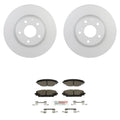 Bosch Front Quietcast Rotors & Blue Ceramic Disc Brake Pad Kit for Mazda CX-3 (2016–2021)