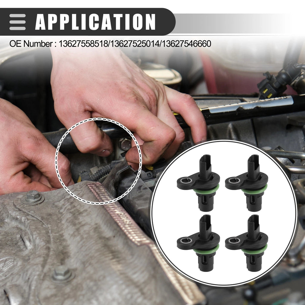 4pcs Camshaft Position Sensor for BMW 435i (2014–2016) No. 13627558518