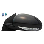 Driver Side Power Door Mirror Replacement w/Heated Glass Memory for Toyota (2007–2017)