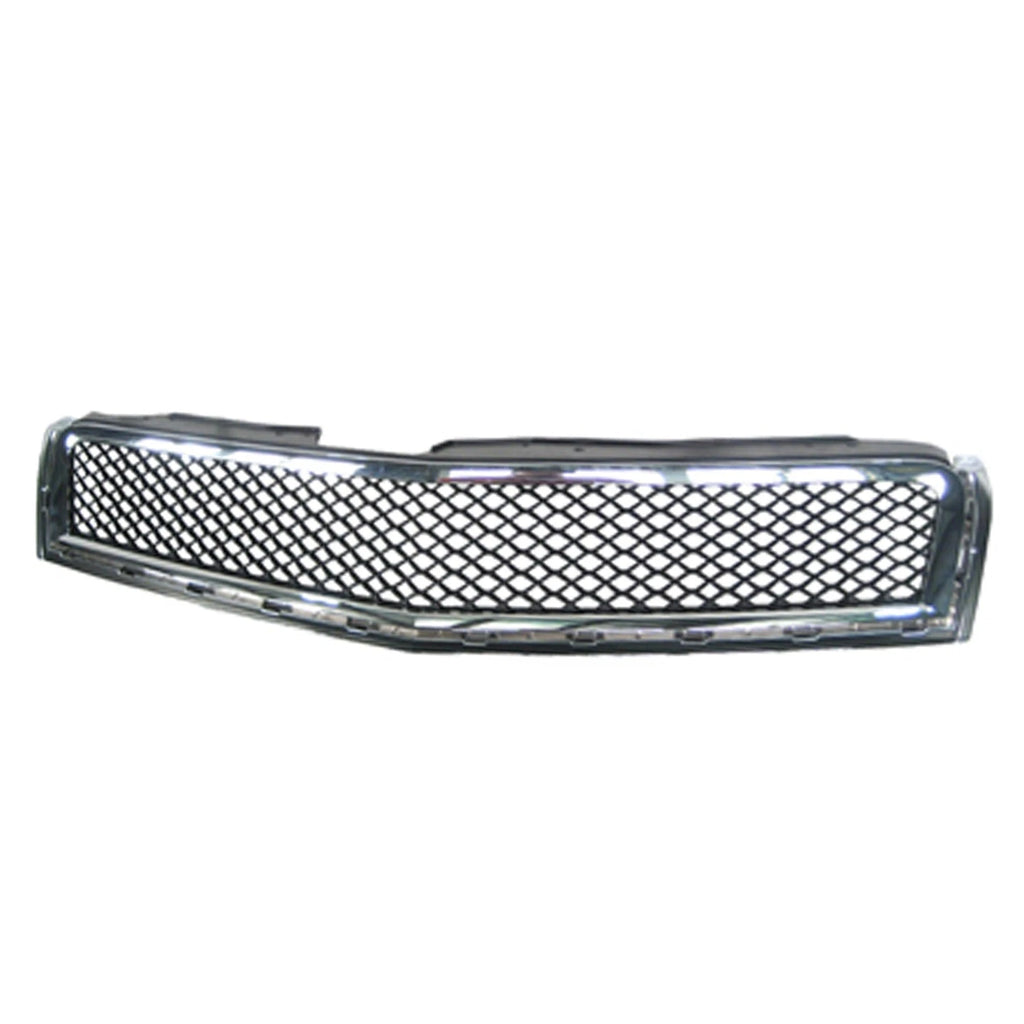 Front Grille Replacement Black Chrome Plastic for Chevrolet Traverse (2009–2012)