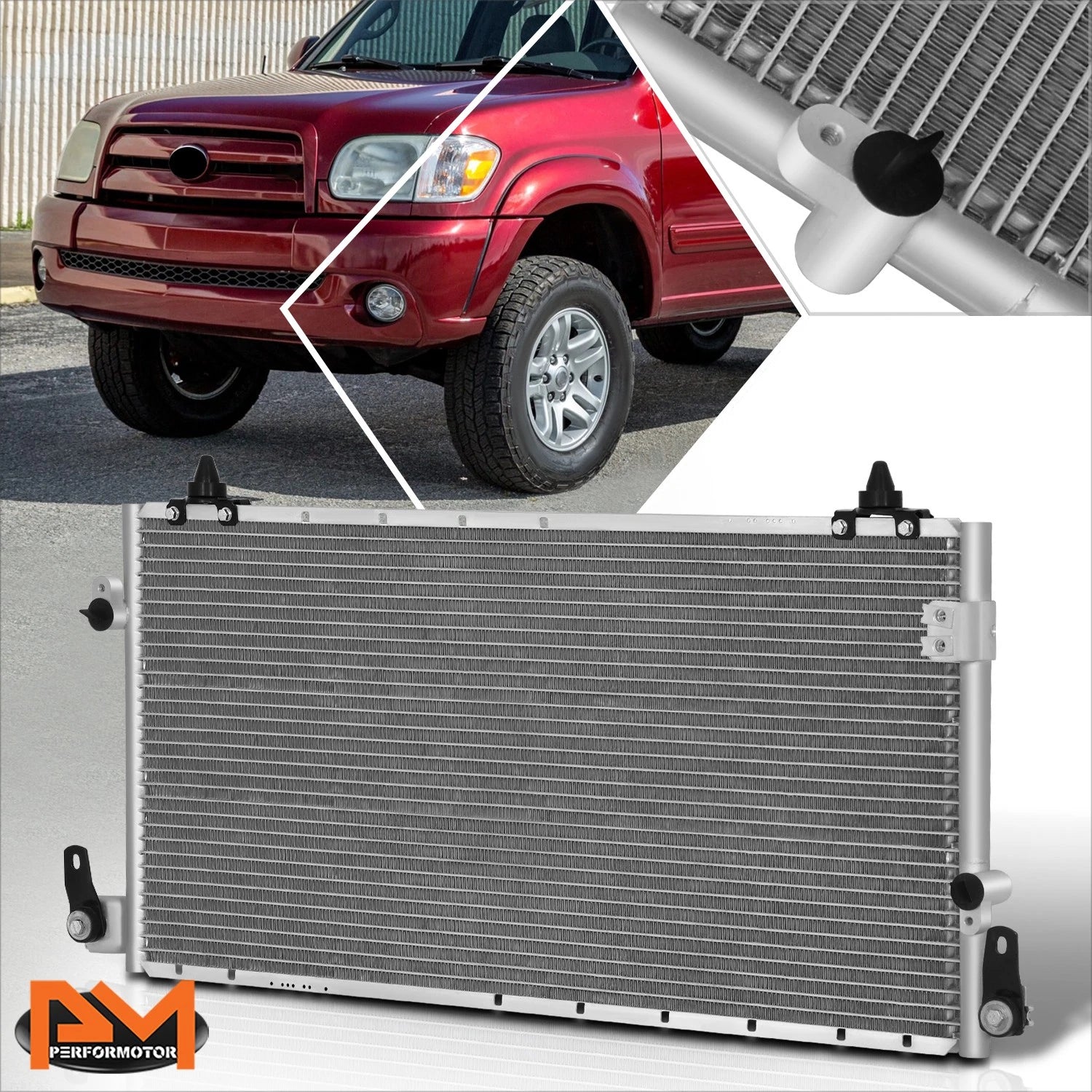 A/C Condenser for Toyota Tundra (2000–2006) OE Style Aluminum Core