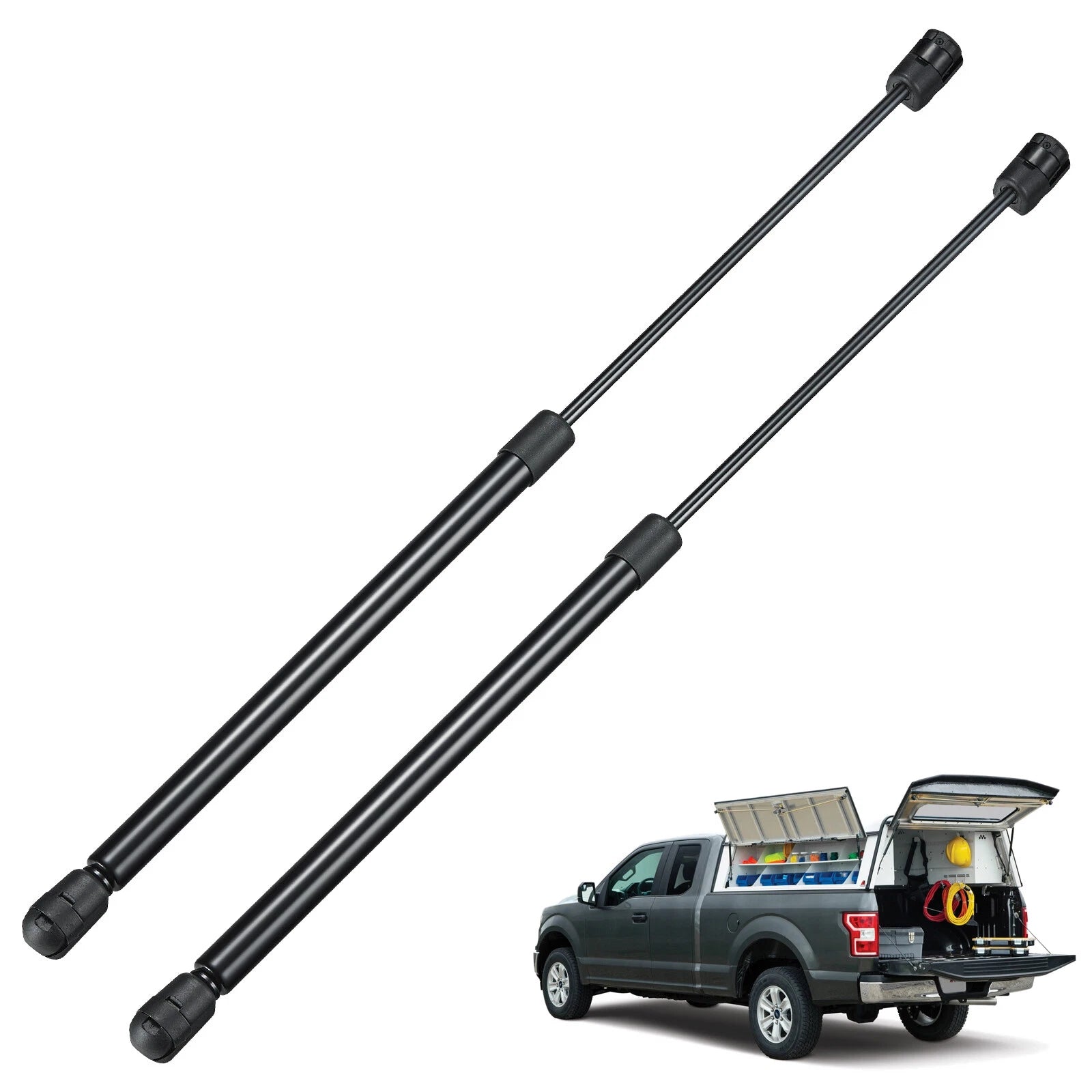 2X Gas Shocks Struts for ATC Leer Camper Shell (Fits 178N)
