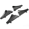 Set of 4 Carbon Flash Look Splash Guards for Corvette C8 (2020–2025)