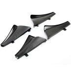Set of 4 Carbon Flash Look Splash Guards for Corvette C8 (2020–2025)