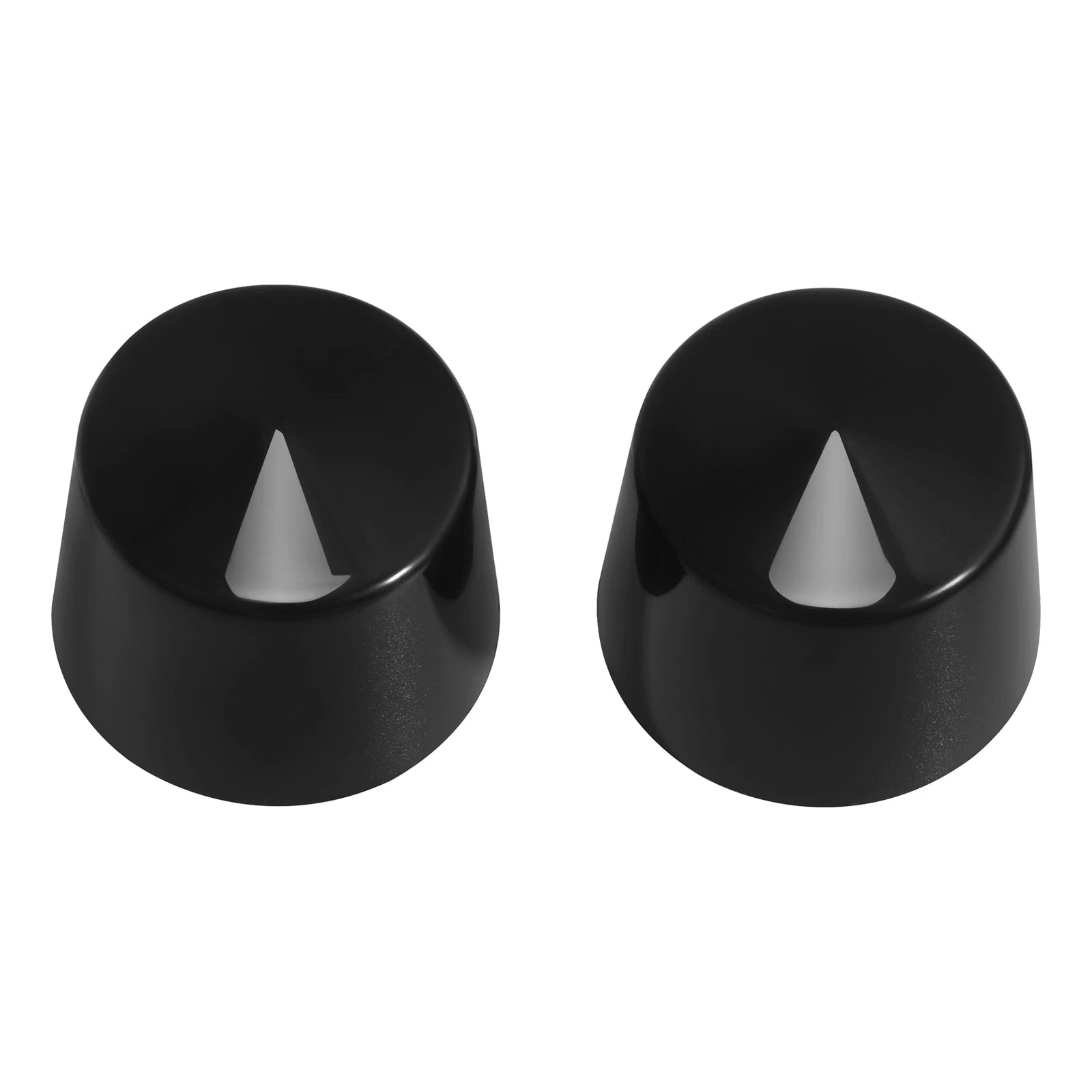 Set of 4 Black ABS Bolt Toppers Caps for Harley Softail Twin Cam (1984–2006)