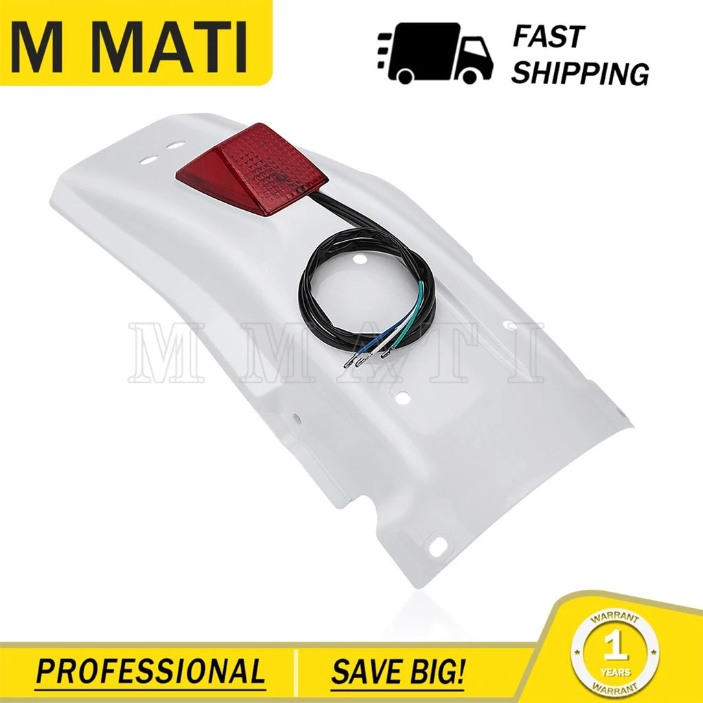 Rear Fender w/ Tail Light for Honda XR250R XR350R XR600R XR650L XR250L (1985–2024)