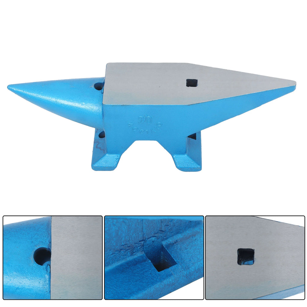Forged Steel Anvil for Blacksmithing (66 lb)