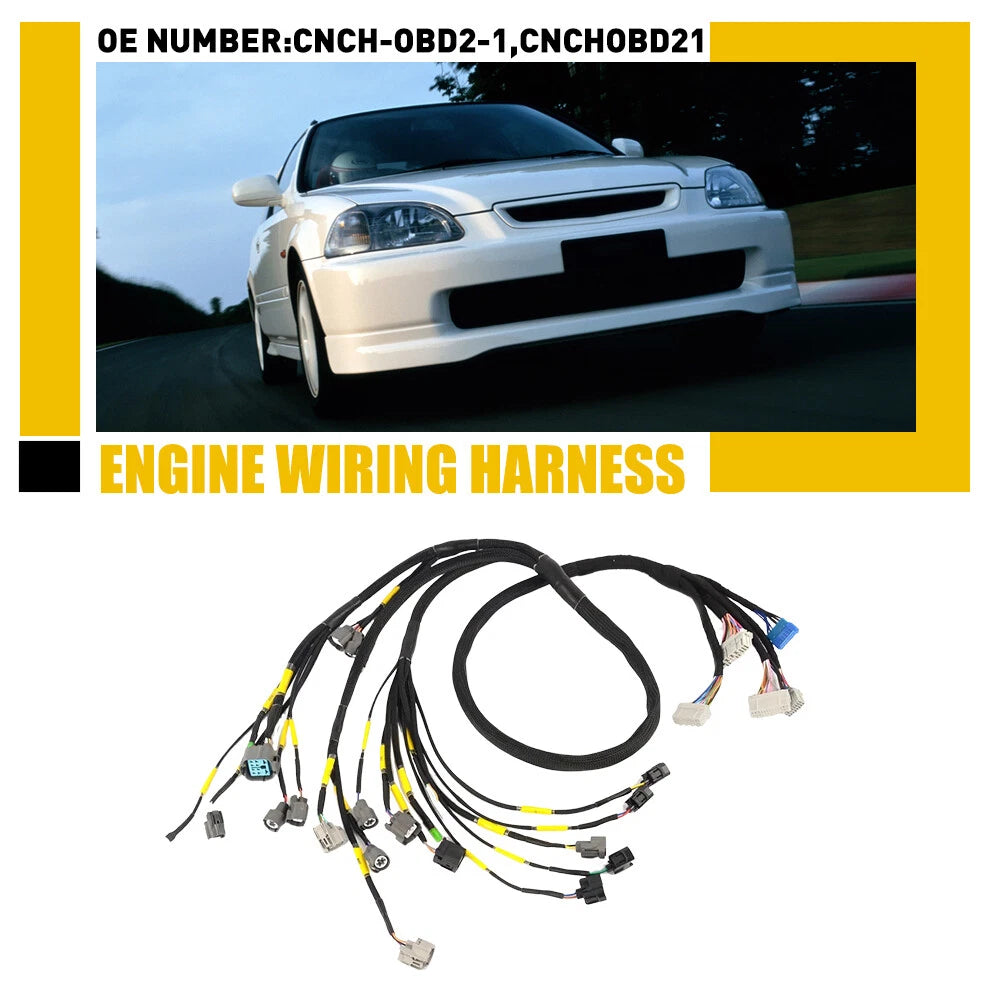 Engine Wire Harness Kit for Acura Integra (1994–2001) & Honda Civic (1989–2000)