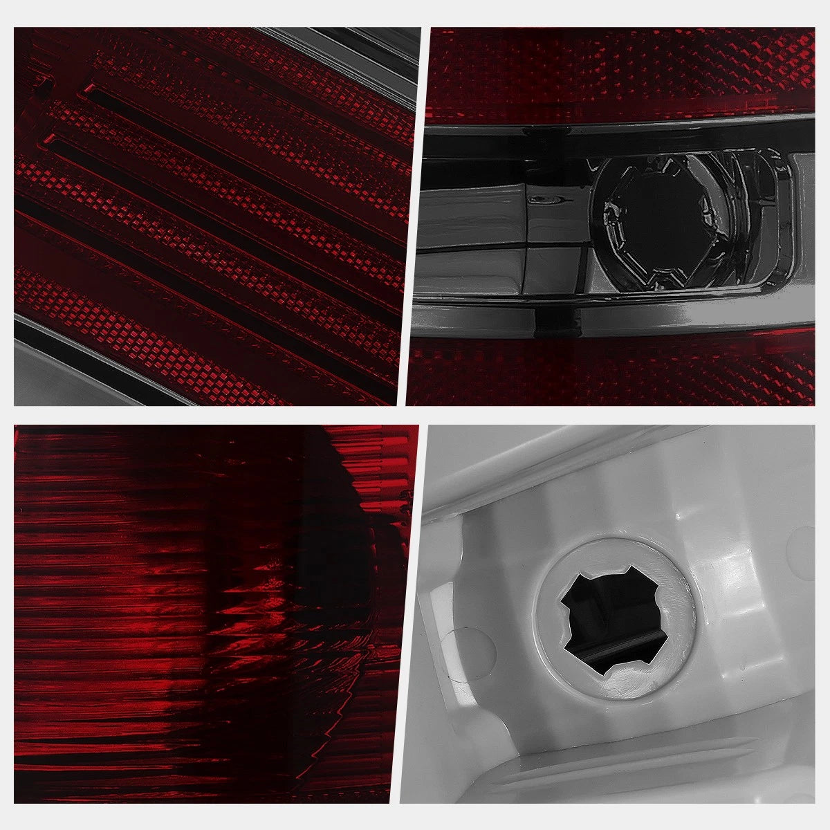 2X Smoked Lens Tail Brake Light for Ford F150 (2009–2014)