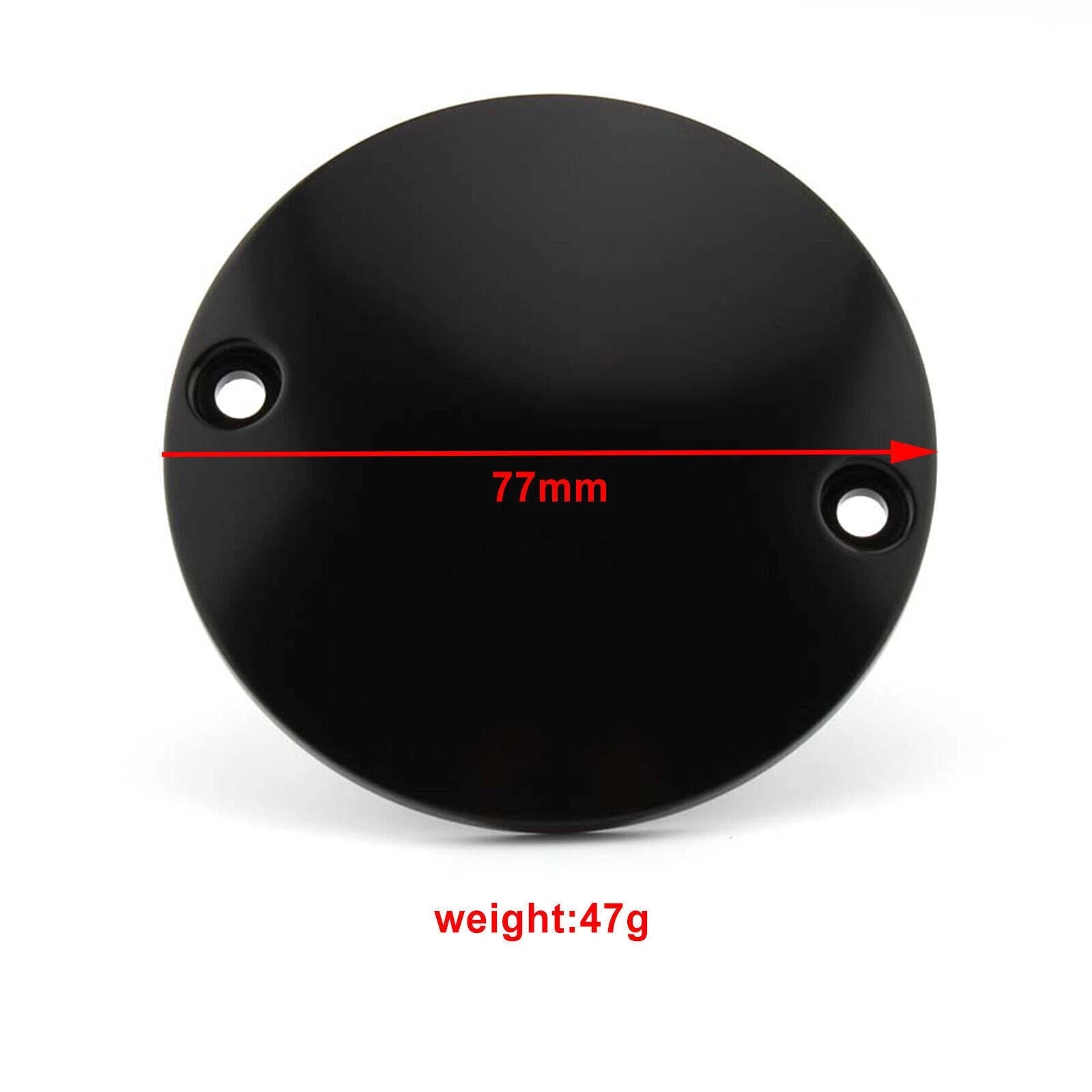 Timing Ignition Timer Cover for Harley XL 883 1200 Dyna FXST (Black)