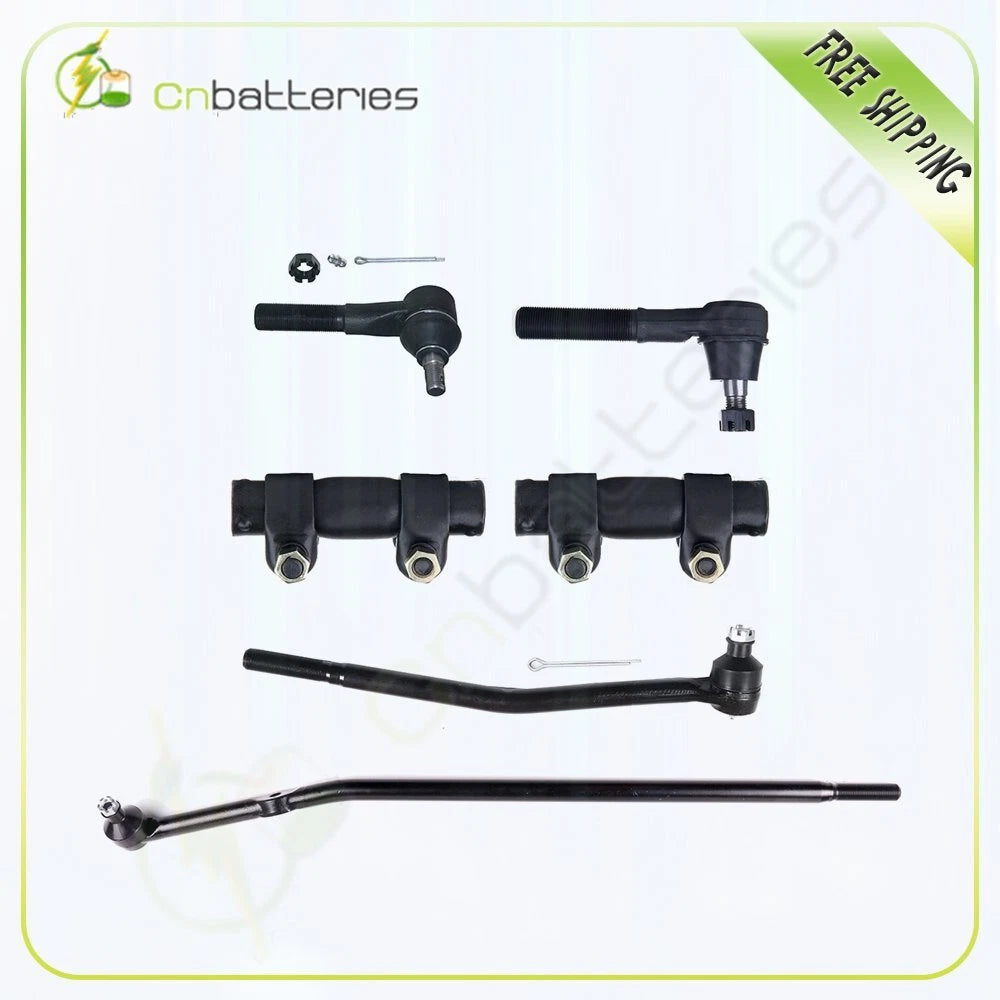 2x Inner Center Link, 2x Outer Tie Rods, 2x Adjusting Sleeves for Ford E-150 (2003–2005)