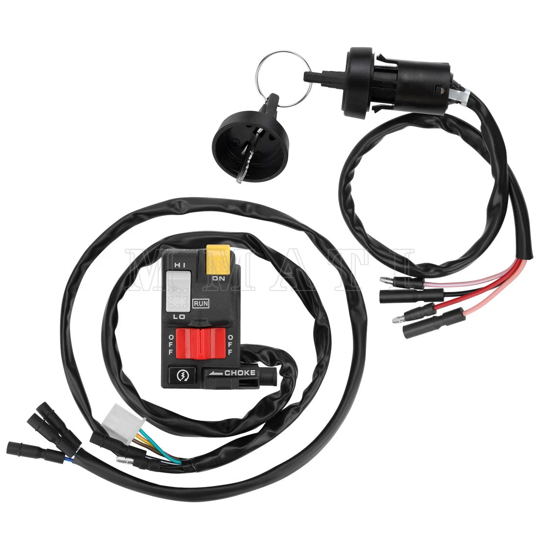 Start Stop Switch & Key Switch for Honda FourTrax 300 TRX300/TRX300FW (1990–1995)