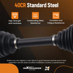 2X CV Axle Shaft for Nissan Rogue (2008–2015) AWD