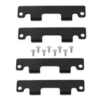 Tailgate Hinge Plates and Screws for Yamaha Rhino 450 600 700 (2004–2018)