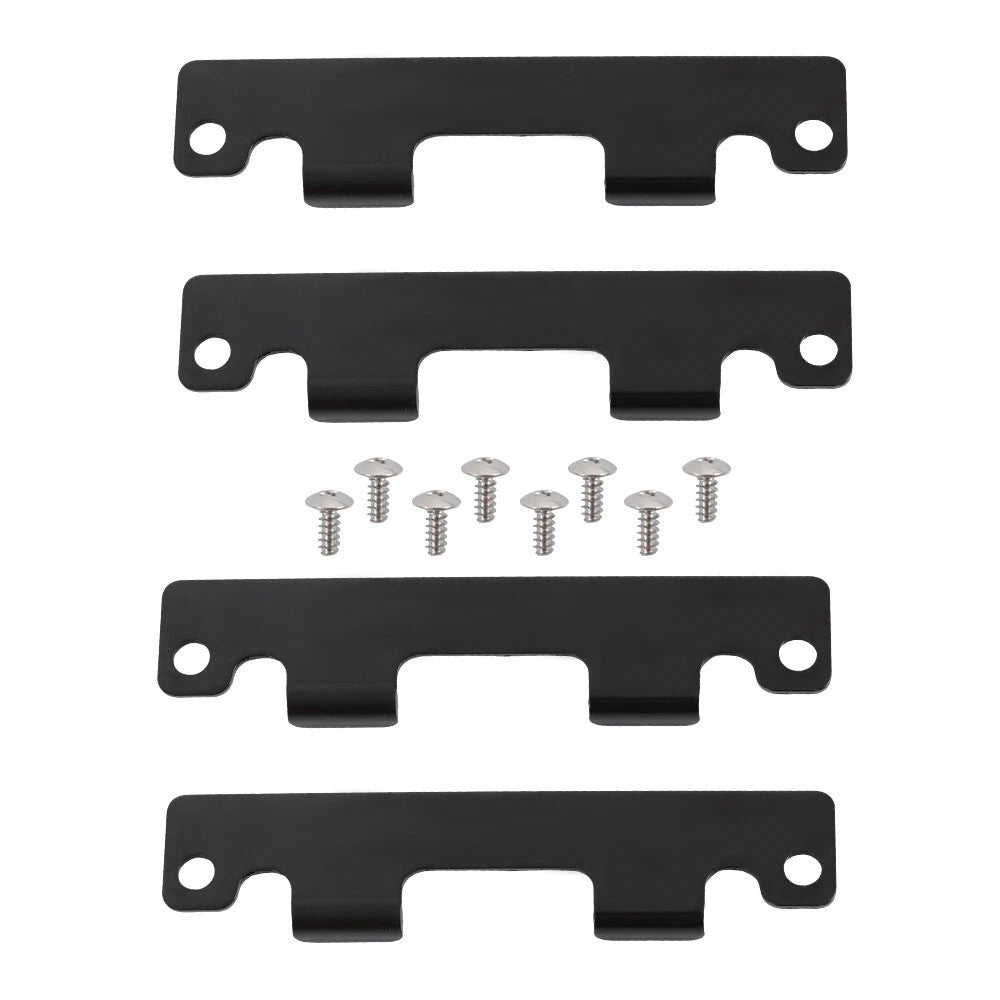 Tailgate Hinge Plates and Screws for Yamaha Rhino 450 600 700 (2004–2018)