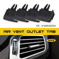 Set of 4 A/C Air Vent Outlet Tab Clips for Mercedes-Benz W166 (2012–2015)