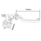 CNC Shorty Brake Lever for Honda ATC 200 200M 200S 200X 250R 250SX (1981–1987)