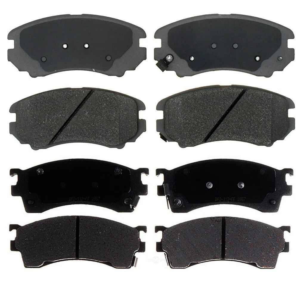 Set of 4 Ceramic Brake Pads for Hyundai Sonata, Tucson, Kia Sportage