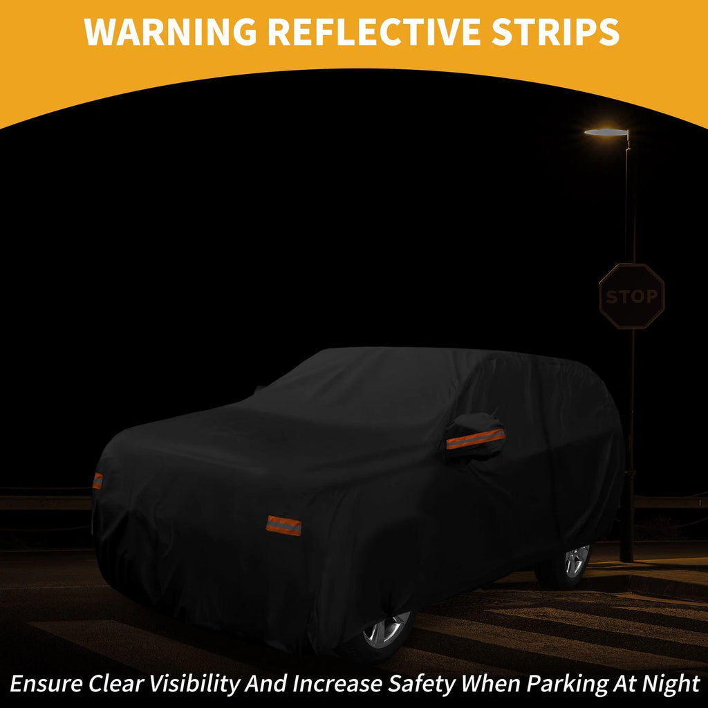 Car Cover Waterproof All Weather for Chevrolet Tahoe (2015–2023) 190T-PU Zipper