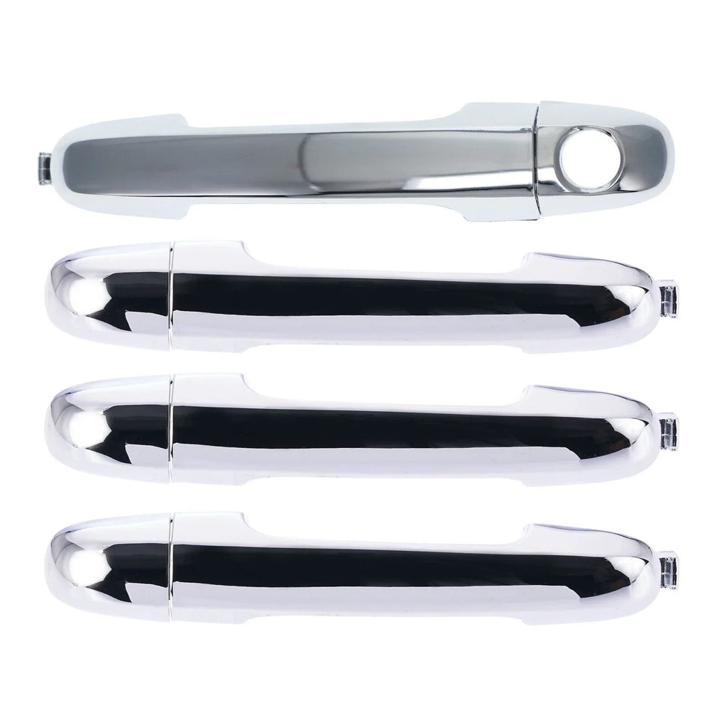 Door Handle Outer 4x Chrome Front Rear Left+Right for Hyundai i30 (2007–2012)