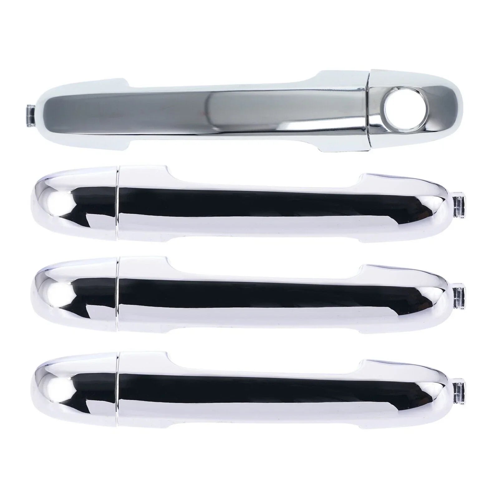 Door Handle Outer 4x Chrome Front Rear Left+Right for Hyundai i30 (2007–2012)