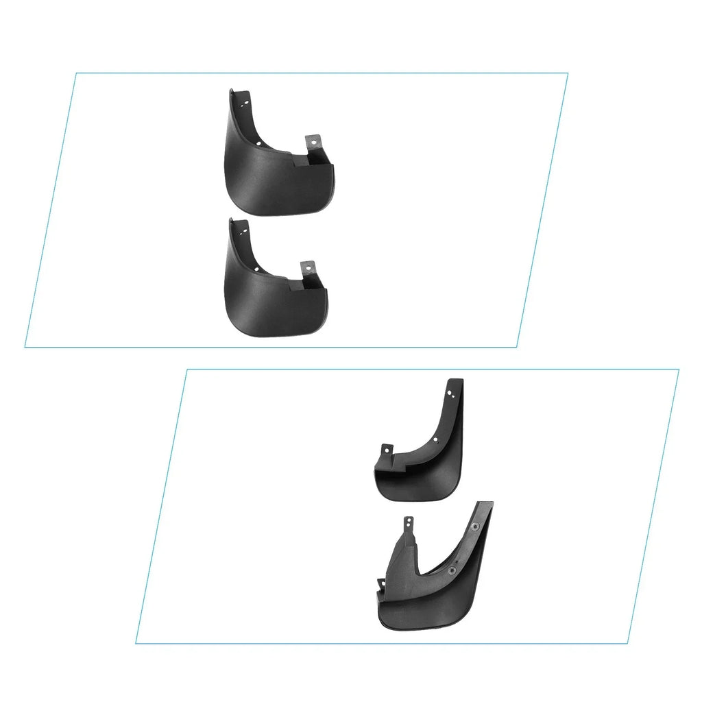 Front & Rear Mud Flap Splash Guards for Hyundai Tucson (2010-2015)