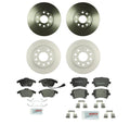 Brake Kit Disc Rotors & Semi-Metallic Pads for Audi A3 (FWD) (2013–2020)