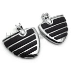 Chrome Wing Mini Floorboards w/ Adapters for Suzuki Marauder 1600 (2004–2006)