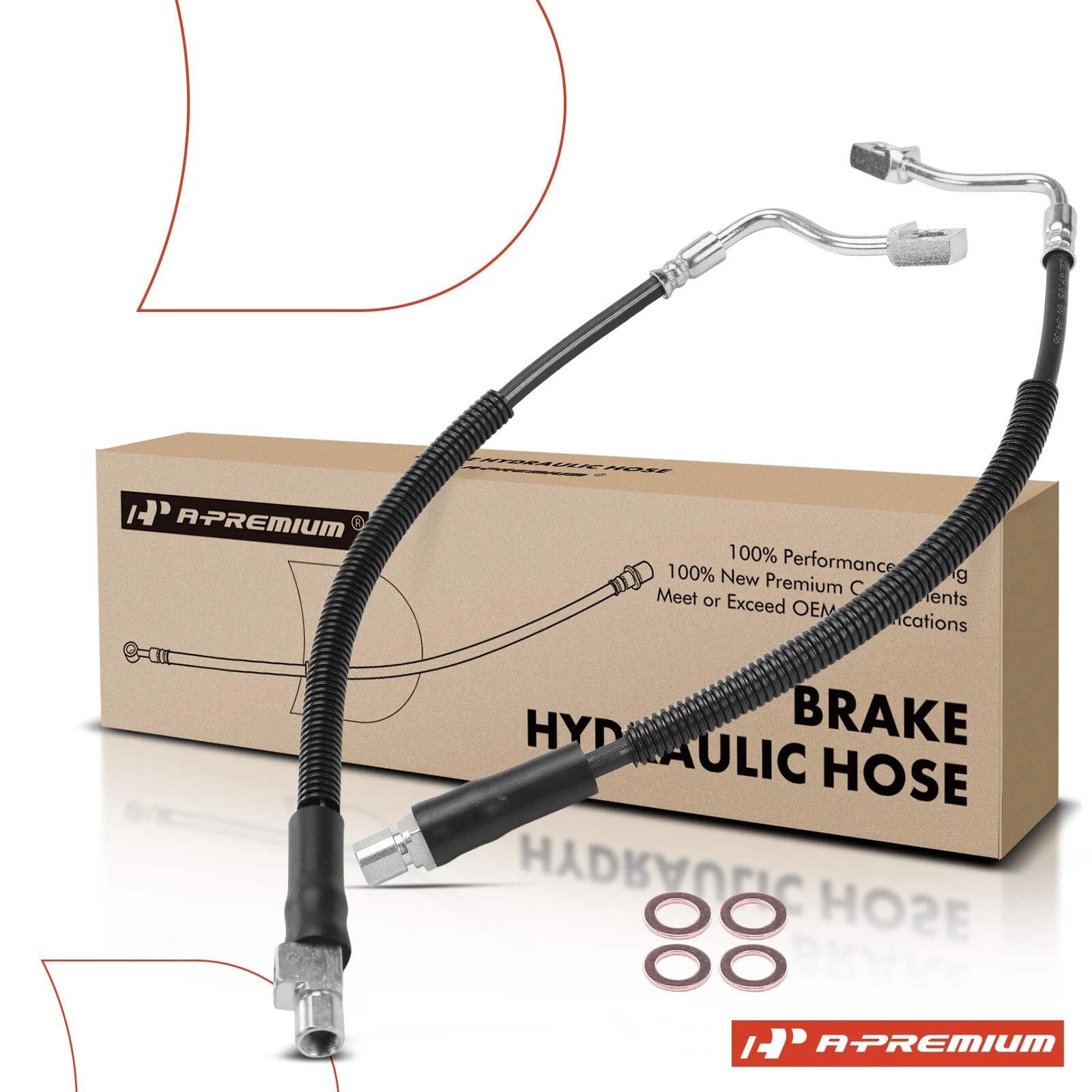 2X Rear Brake Hydraulic Hose for Chevrolet Express 1500 (2003–2014)