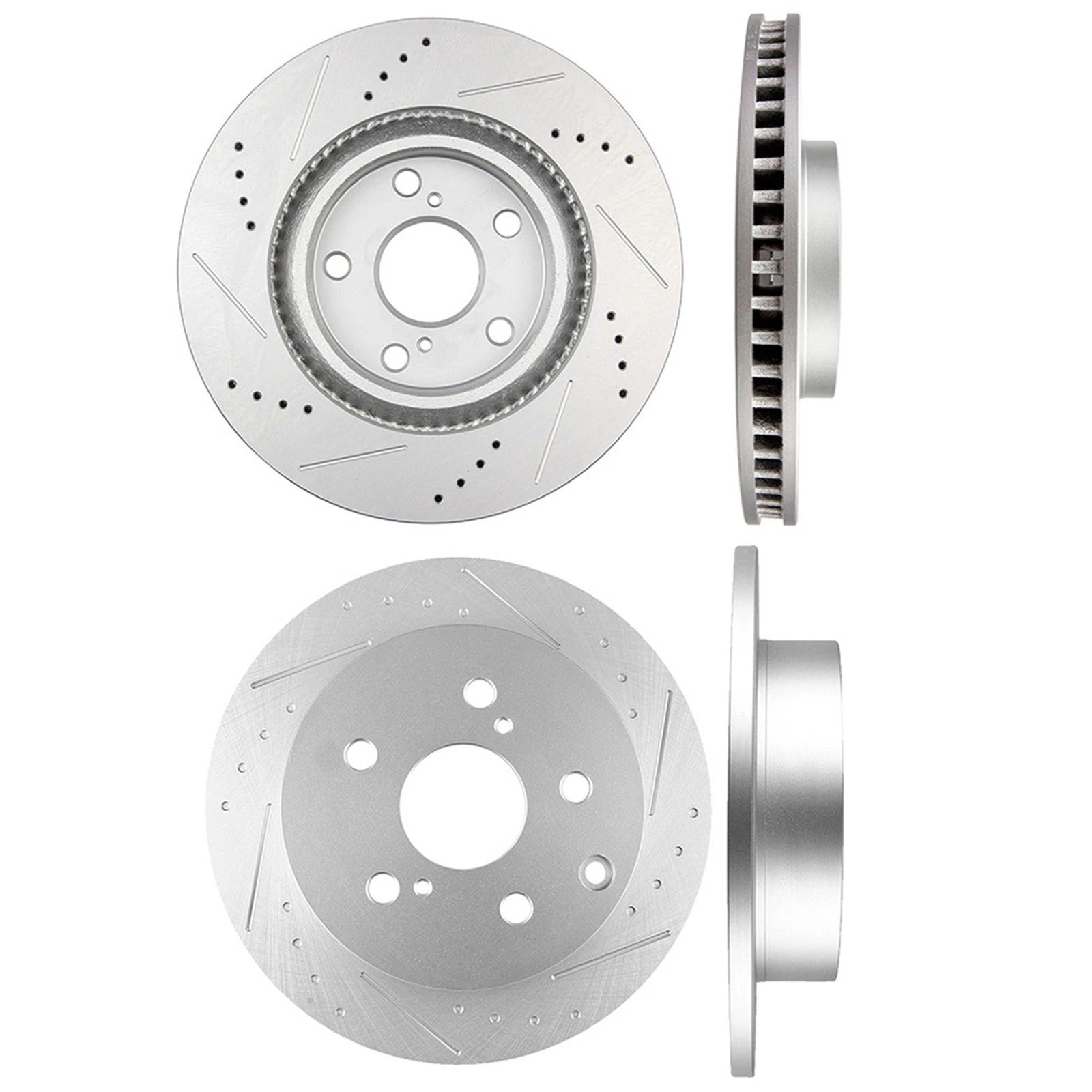 Set of 4 Brake Rotors for Toyota RAV4 (2006–2012)