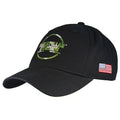 Chino Cap for CAT Caterpillar (Strong Black, Flag Camo Digi Print)